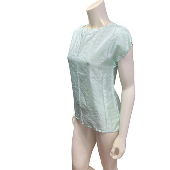 Aansworth 90s Aqua Blue Top – Office Casual, Good Condition - Picture 15 of 16